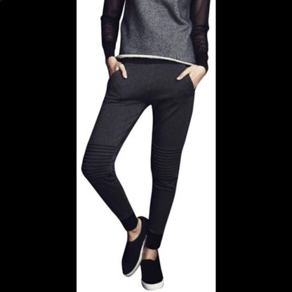 NWT ELIE TAHARI SPORT Eve Moto Pant Leggings - Picture 1 of 8
